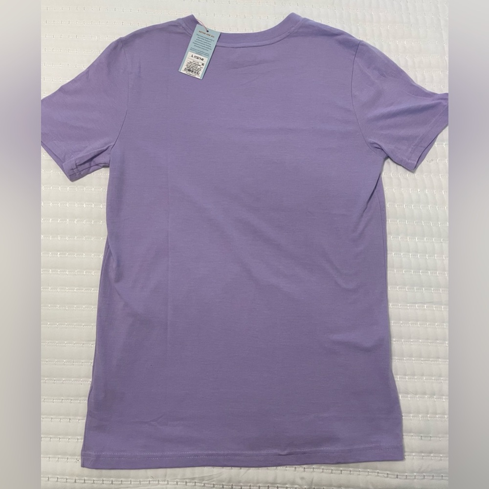 Cat & Jack Kids Spider T-shirt size large 12/14 purple new shirt - Picture 4 of 7